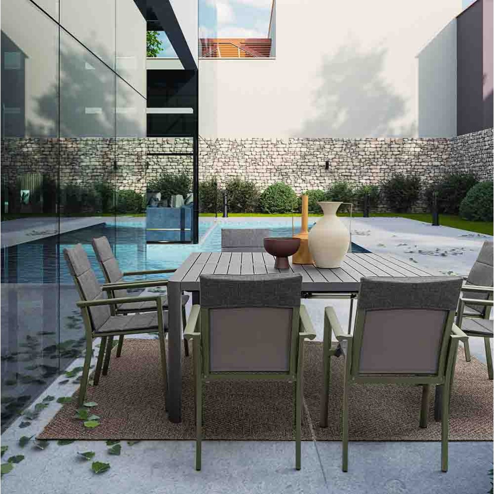 Bizzotto Kiplin extendable outdoor table