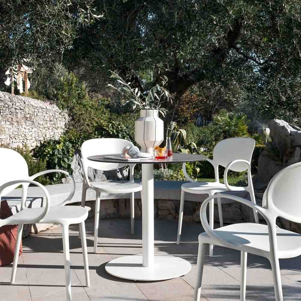 Connubia Abby outdoor chairs with or without armrests