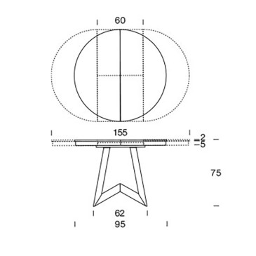 altacom venus extendable table