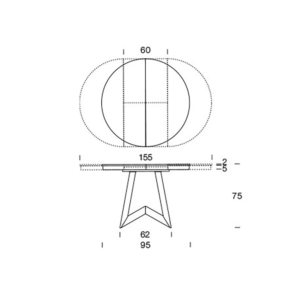 altacom venus extendable table