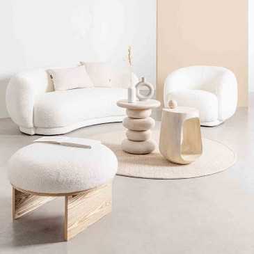 2-seters sofa Tecla Hvit | Bizzotto | Moderne design og komfort