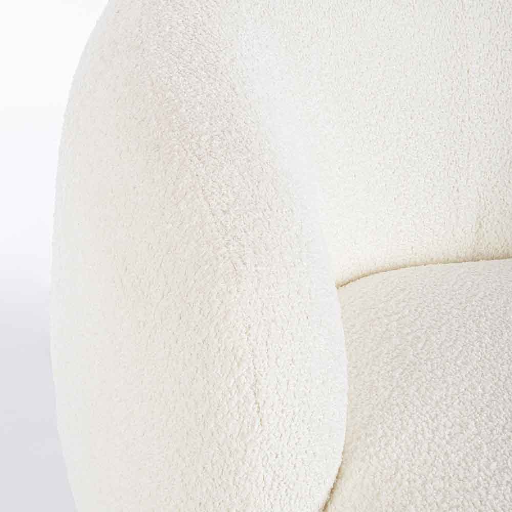 Tecla Witte Fauteuil | Bizzotto | Modern ontwerp en comfort