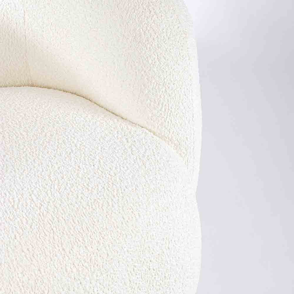 Tecla White Armchair | Bizzotto | Modern Design and Comfort