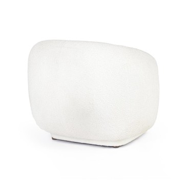 Tecla White Armchair | Bizzotto | Modern Design and Comfort