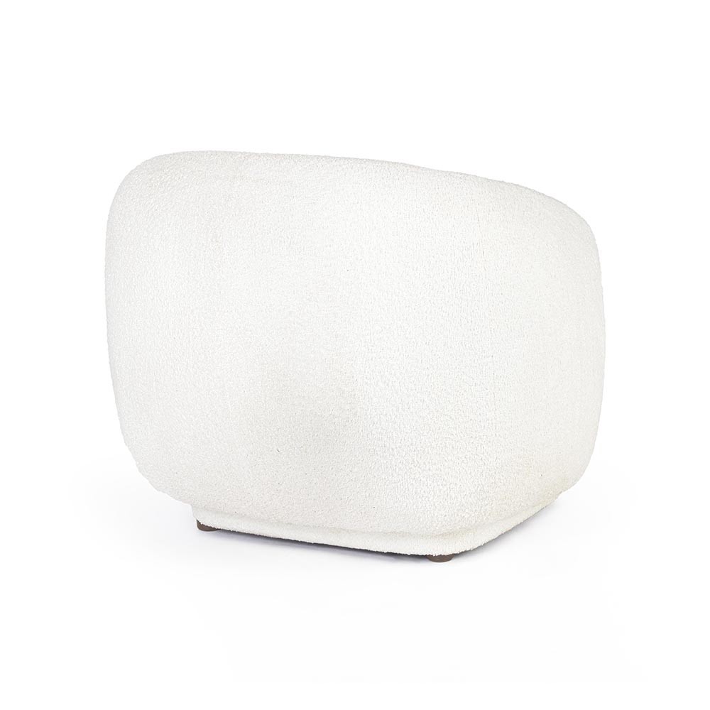 Tecla White Armchair | Bizzotto | Modern Design and Comfort