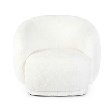 Tecla Witte Fauteuil | Bizzotto | Modern ontwerp en comfort