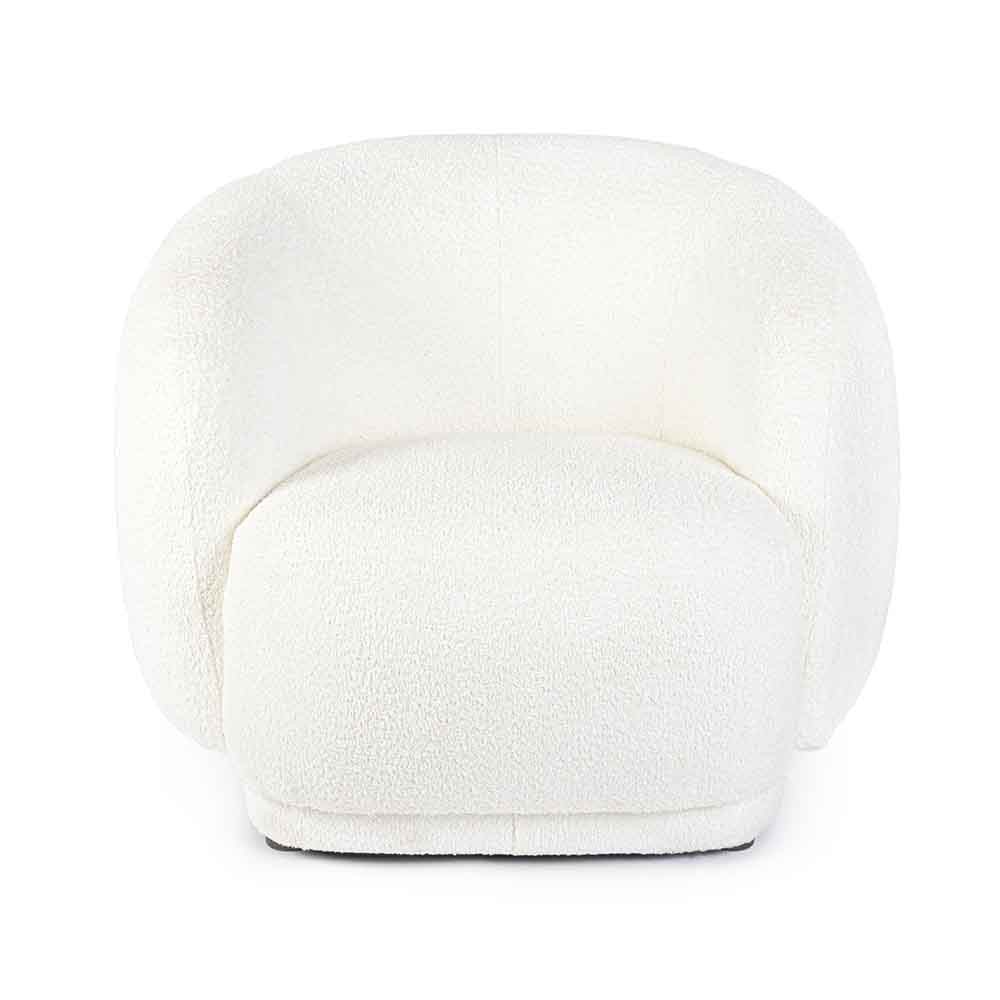 Tecla White Armchair | Bizzotto | Modern Design and Comfort