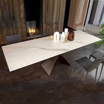 Sintesi la mesa extensible de diseño italiano de Altacom