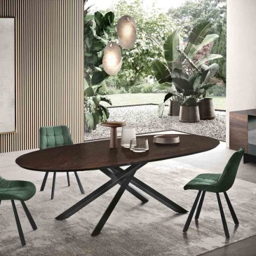 Ron ovalt bord från Capodarte | modern design | komfort och elegans