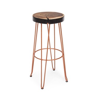 Industrial style stool suitable for pubs and pubs