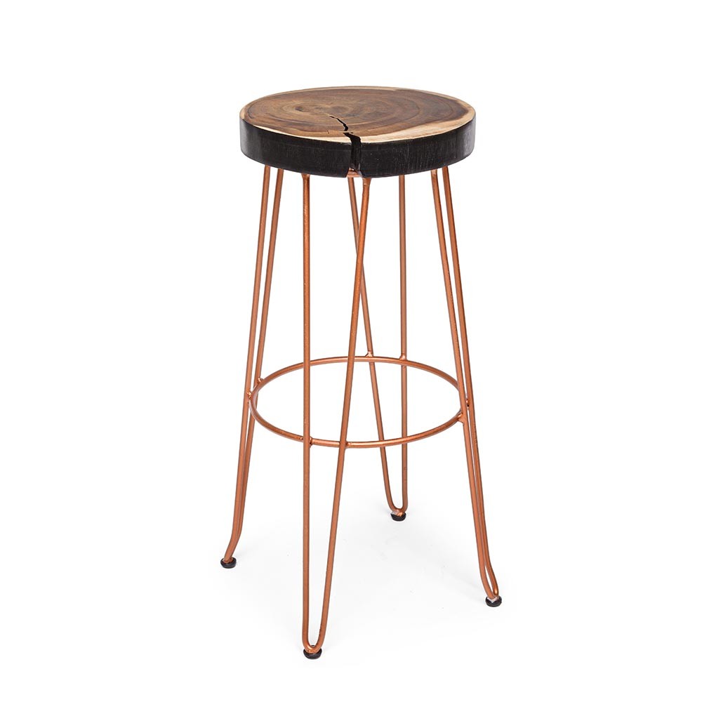 Tabouret de style industriel adapté aux pubs et pubs