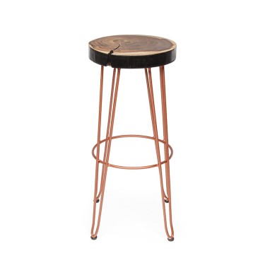 Industrial style stool suitable for pubs and pubs