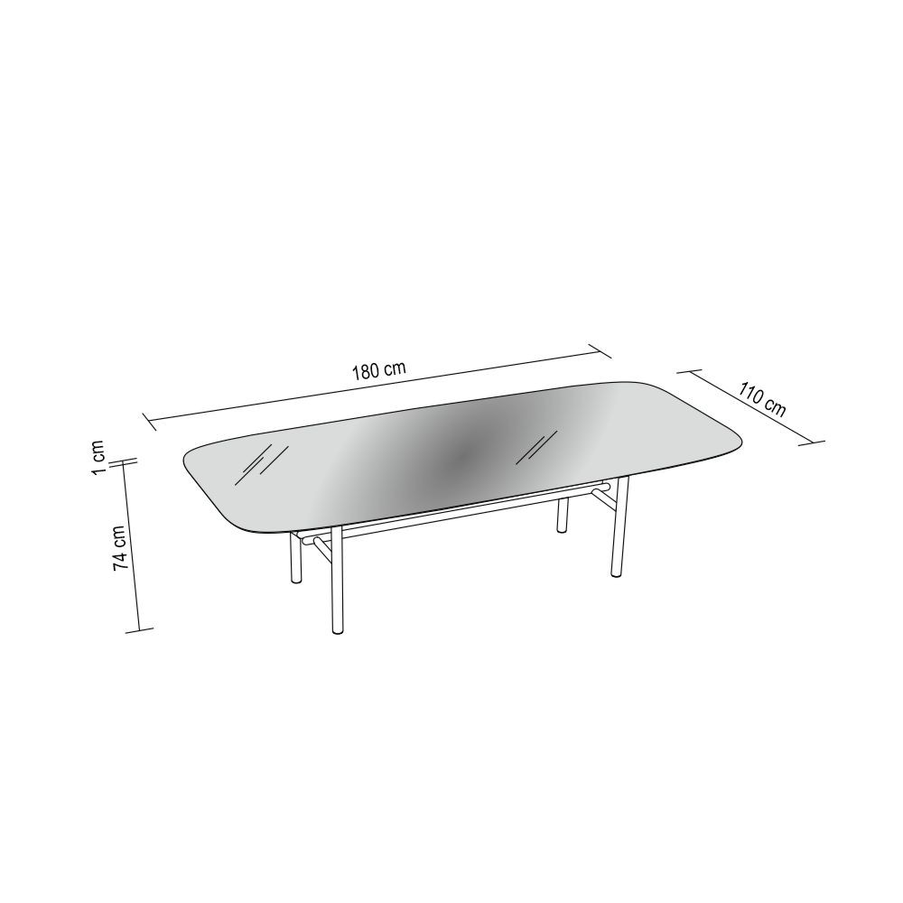 Supernova Dallagnese: una mesa icónica para un ambiente refinado