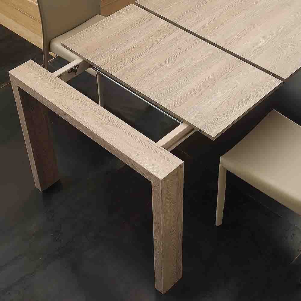 The Chair | Modern extendable table in melamine wood