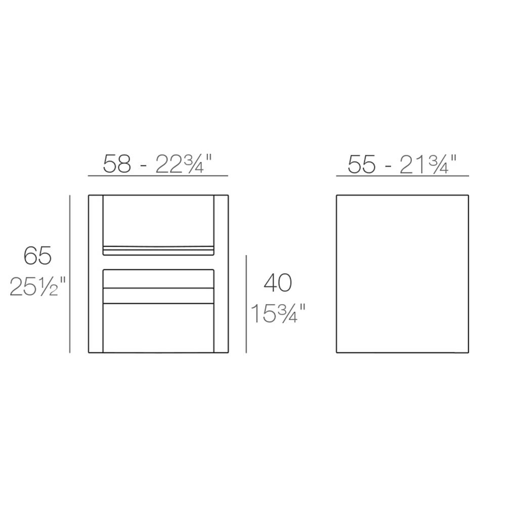 Vondom-Sessel aus recycelbarem Polyethylen: umweltfreundliches Design