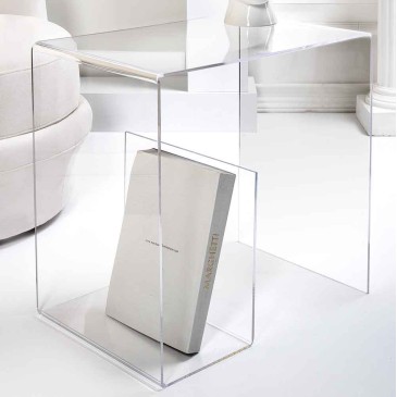 Iplex Design G-Table coffee table in transparent plexiglass