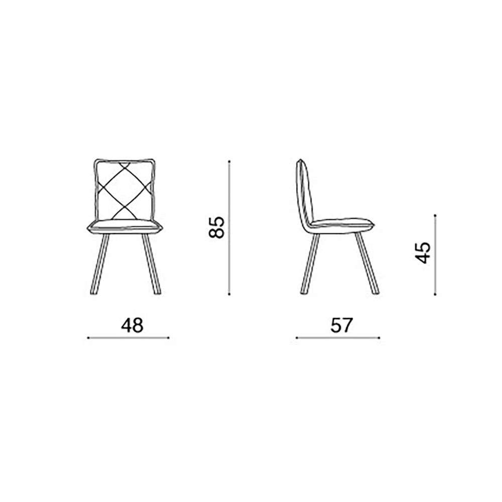 Silla enrollable de Capodarte | cubierto de tela suave al tacto