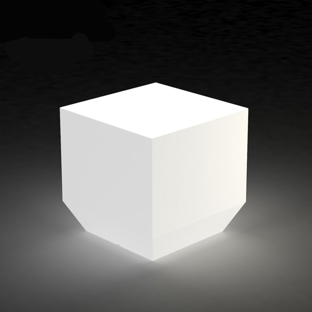 Lâmpada Vela Chill Cube | Vondom | Design Moderno | LEDs RGBW | Luz personalizável