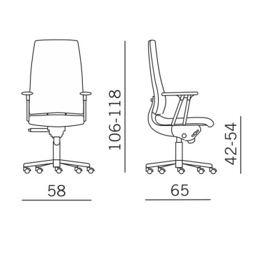 Kastel Konvert | Ergonomisk operativ stol for et komfortabelt kontor