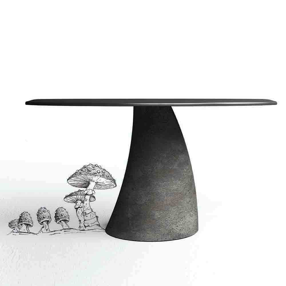 Mesa Malone Minottiitalia | Concreto, Madeira, Design, Funcionalidade