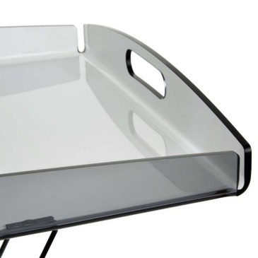 Folding Coffee Table with Acrylic Crystal Tray | Emporium