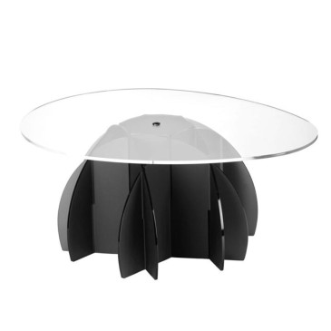 Low coffee table in Acrylic Crystal | Emporium