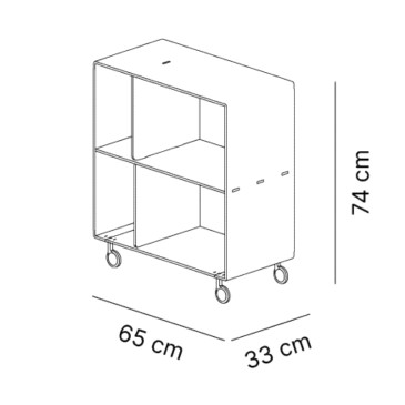 Mehrzweckwagen aus Acryl: elegant und funktional