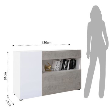 Madia Manchester realizzata con pannelli di legno ecologici