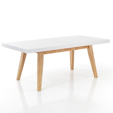 Table extensible Ren en bois massif | Oreste Luchetta