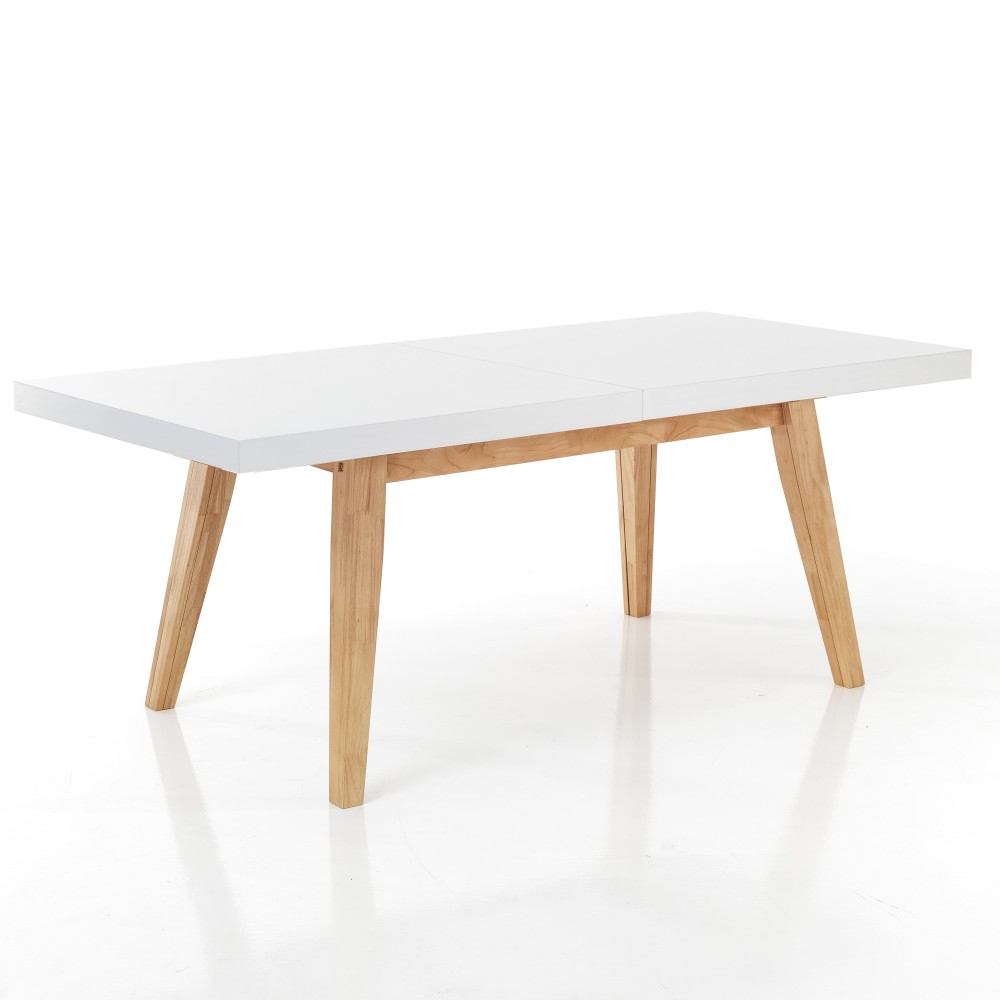 Mesa extensible Ren de madera maciza | Oreste Luchetta