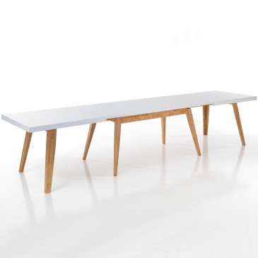 Table extensible Ren en bois massif | Oreste Luchetta