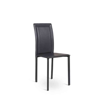 Net chair with imitation leather covering, elegant and refined.