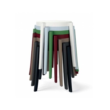 Torre S low stool suitable for indoor and outdoor | Colos