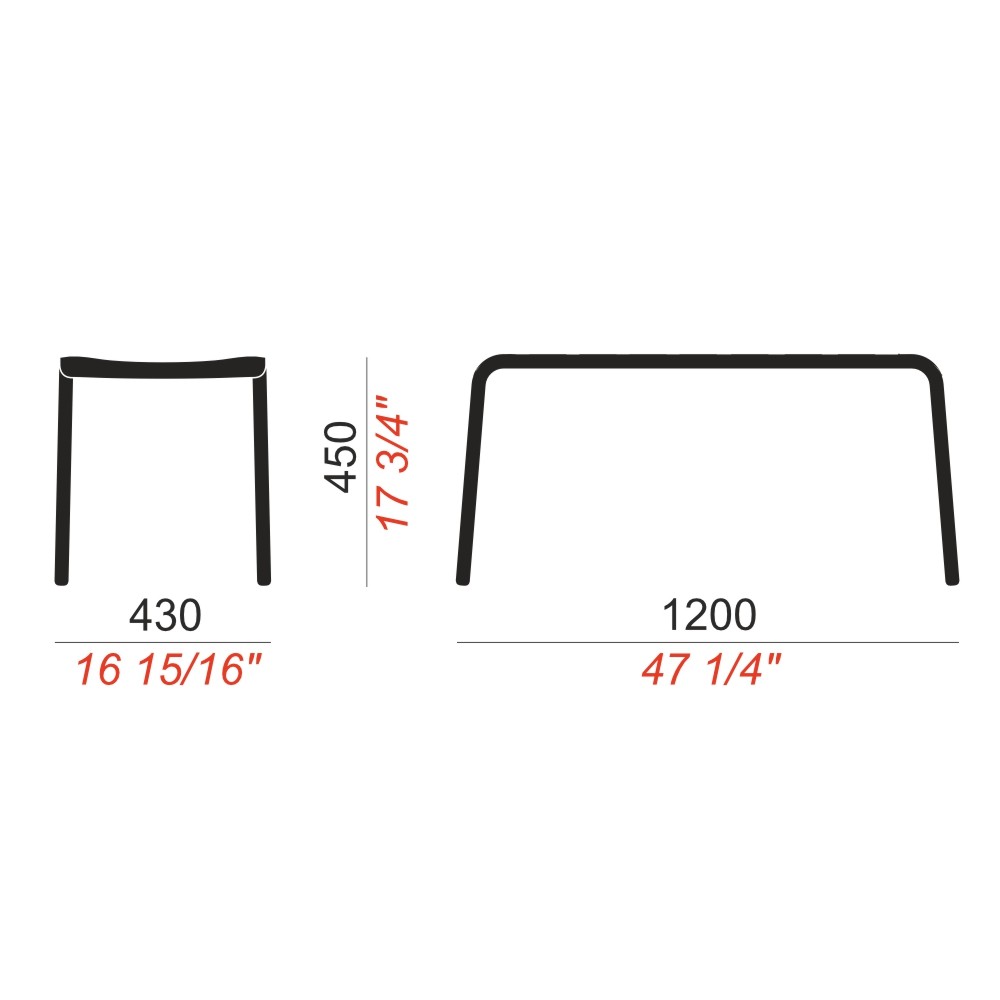 Stecca8 lang krakk i aluminium | Colos