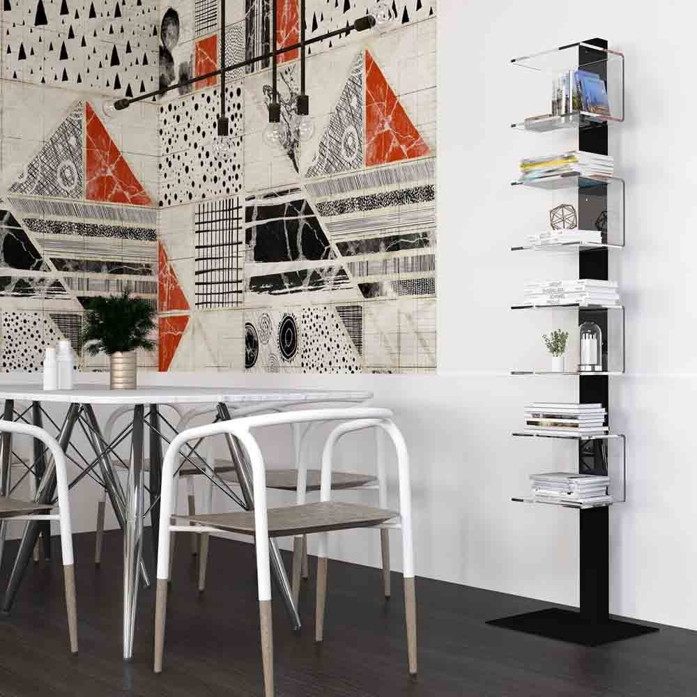 Transparent Design Bookcase | Steel Structure | Vesta