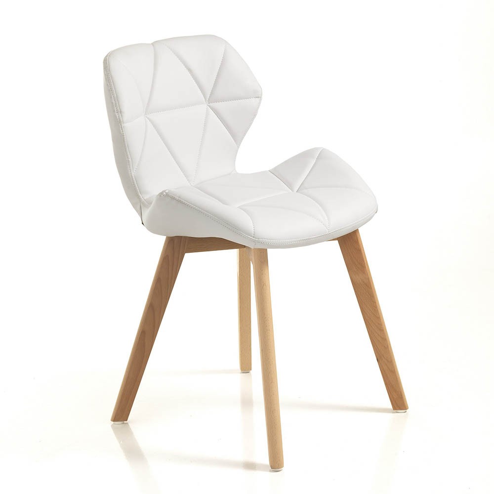 Chaise design Spark White adaptée à ceux qui aiment le confort | kasa-store