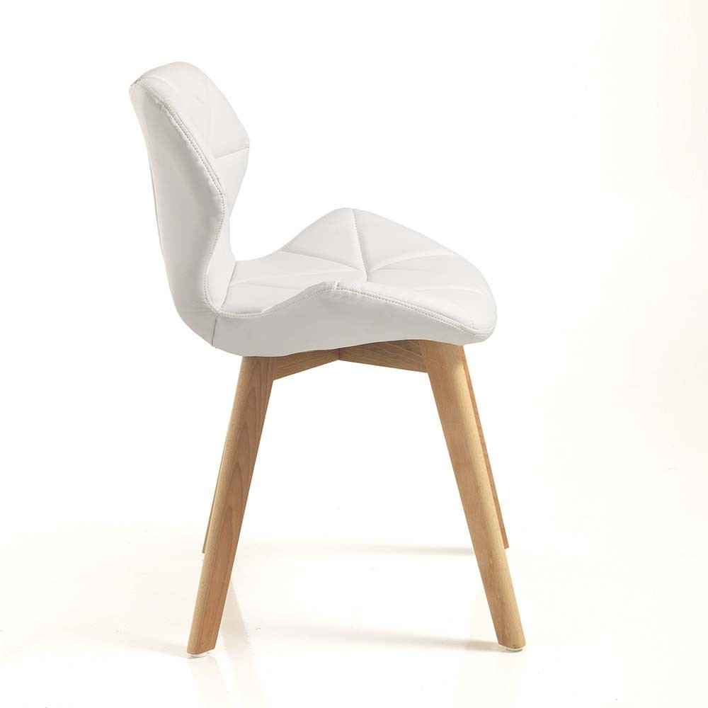 Chaise design Spark White adaptée à ceux qui aiment le confort | kasa-store