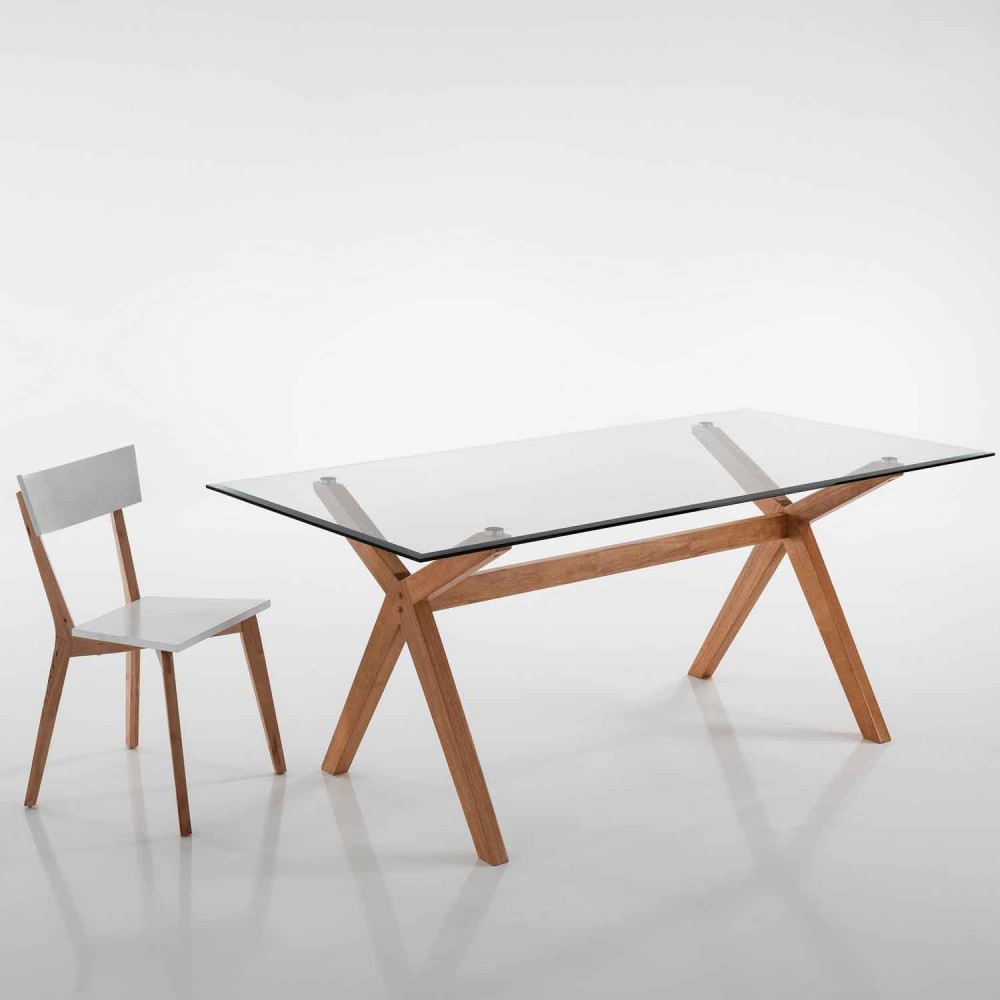 Table en verre Allen par OresteLuchetta design et qualité en un clic