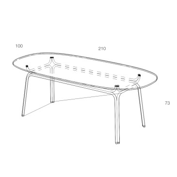 Table tubulaire Minottiitalia : élégance et fonctionnalité pour votre maison