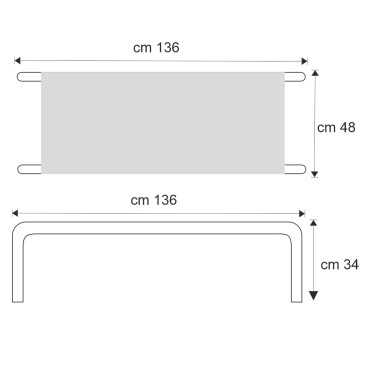 Réédition de la table basse Laccio, étagère plaquée. 2 tailles