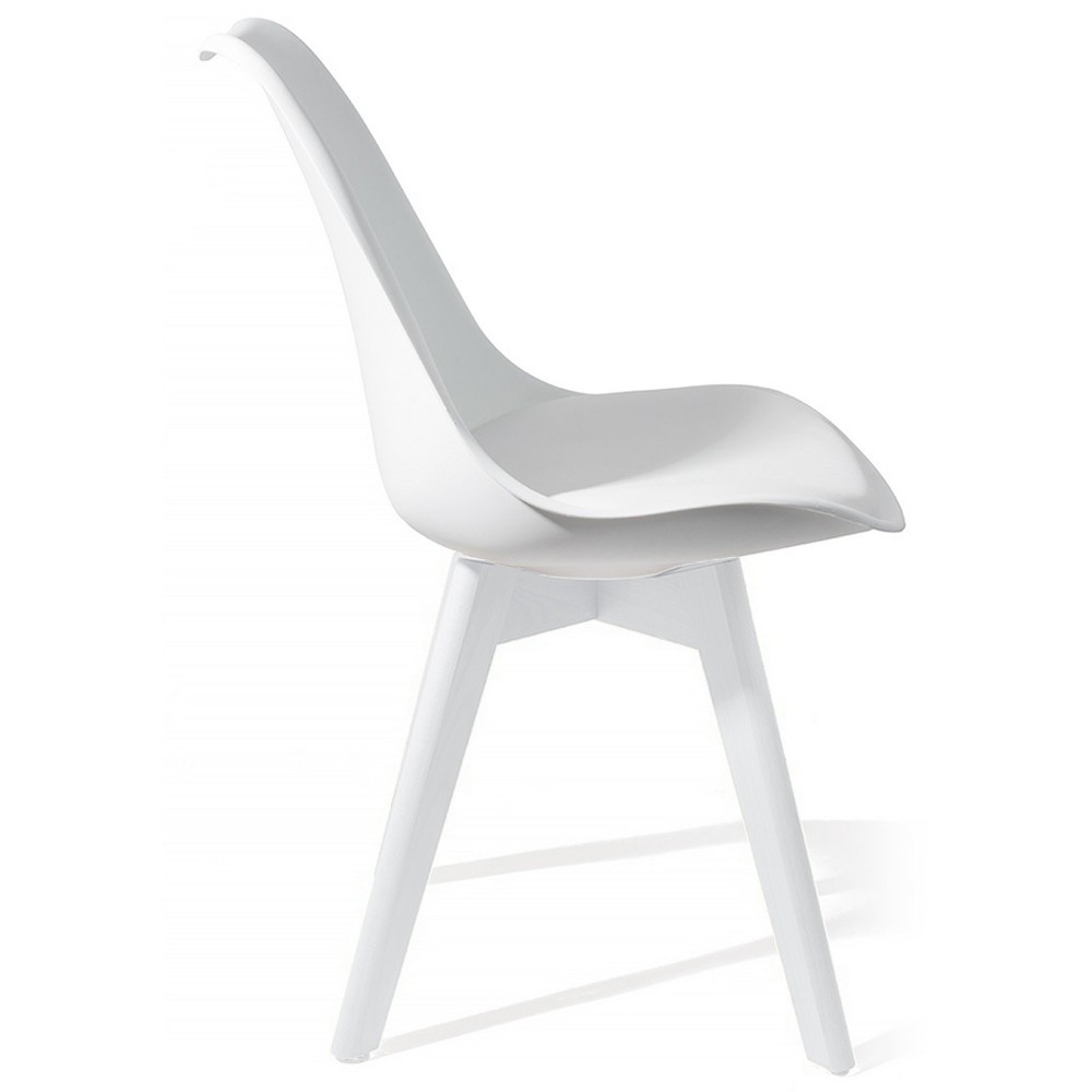 Chaise design recouverte d'éco-cuir | kasa-store