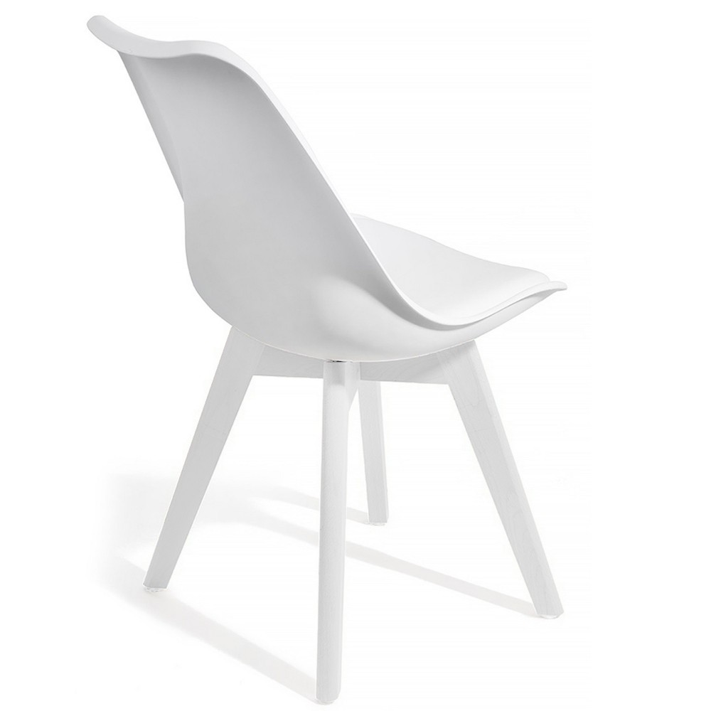 Chaise design recouverte d'éco-cuir | kasa-store