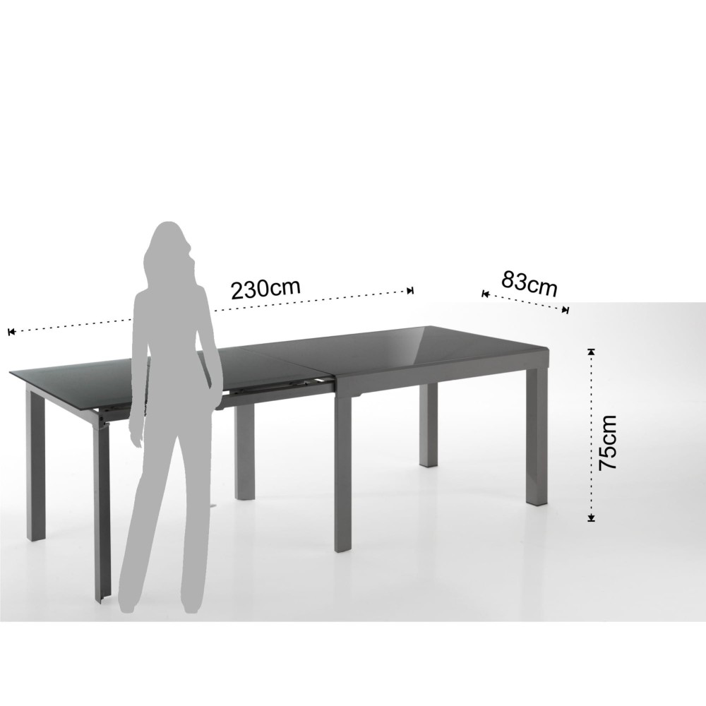 Mesa extensível alegre acomoda até 20 pessoas