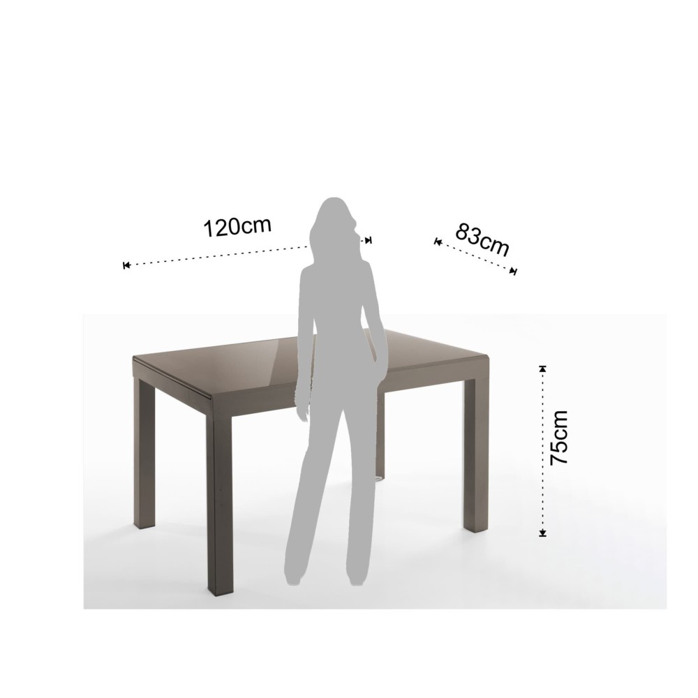 La table extensible Jolly peut accueillir jusqu'à 20 personnes