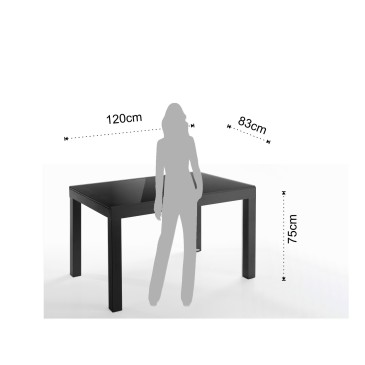 La table extensible Jolly peut accueillir jusqu'à 20 personnes