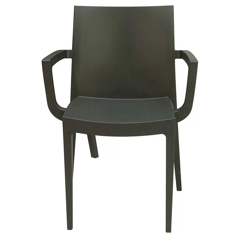 Grandsoleil Venice stackable polypropylene armchair with armrests