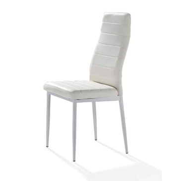 OresteLuchetta Idaho chair covered in synthetic leather