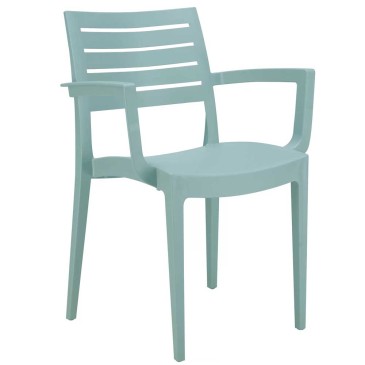 Grandsoleil Firenze stackable polypropylene armchair