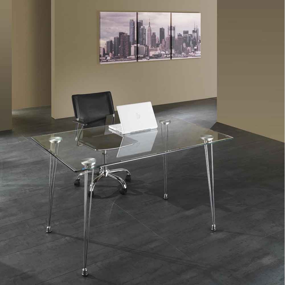 Plano table with tempered glass top