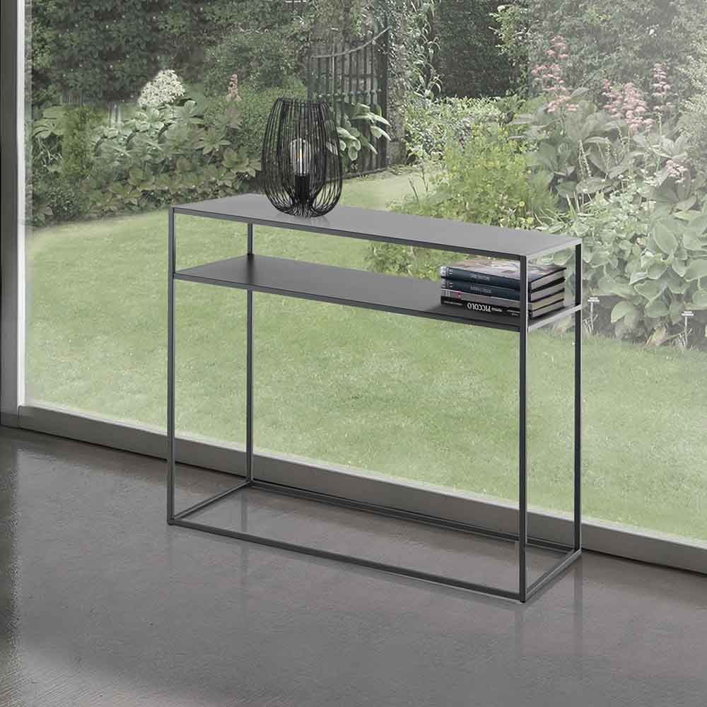 OresteLuchetta console double étagère Omaha